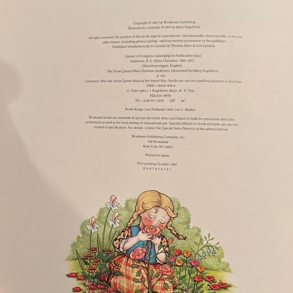 1st Ed Mary Engelbreit's The Snow Queen by Hans Christian Andersen, VTG 1993 - Picture 3 of 5